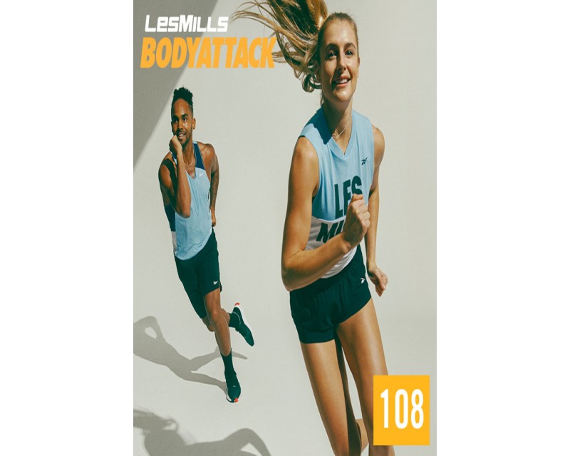 [Hot Sale]LesMills BODY ATTACK 108 New Release 108 DVD, CD & Notes